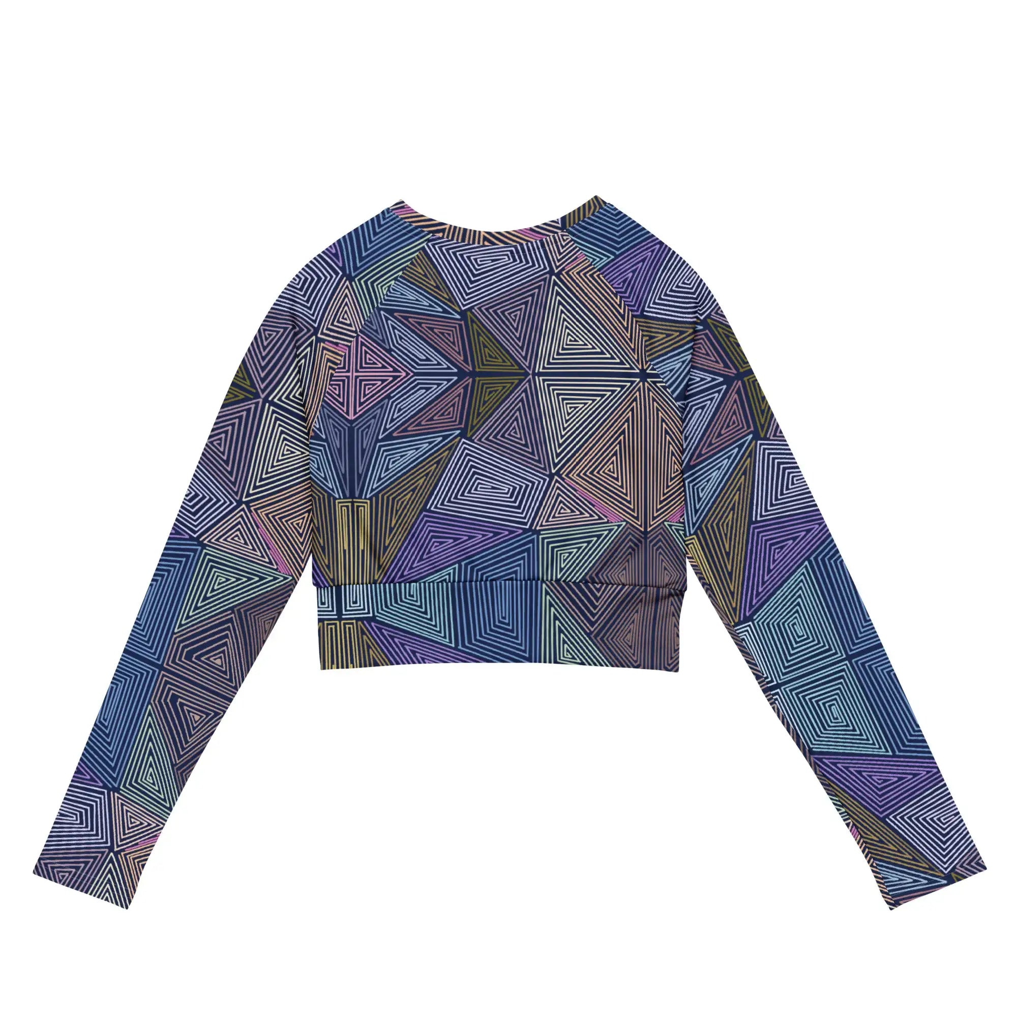 Dizzy Block | Eco-Friendly | Crop Top | TeeandTurtle | Sustainable