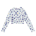 Blue Drops | Eco-Friendly | Crop Top | TeeandTurtle | Sustainable