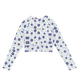 Blue Drops | Eco-Friendly | Crop Top | TeeandTurtle | Sustainable