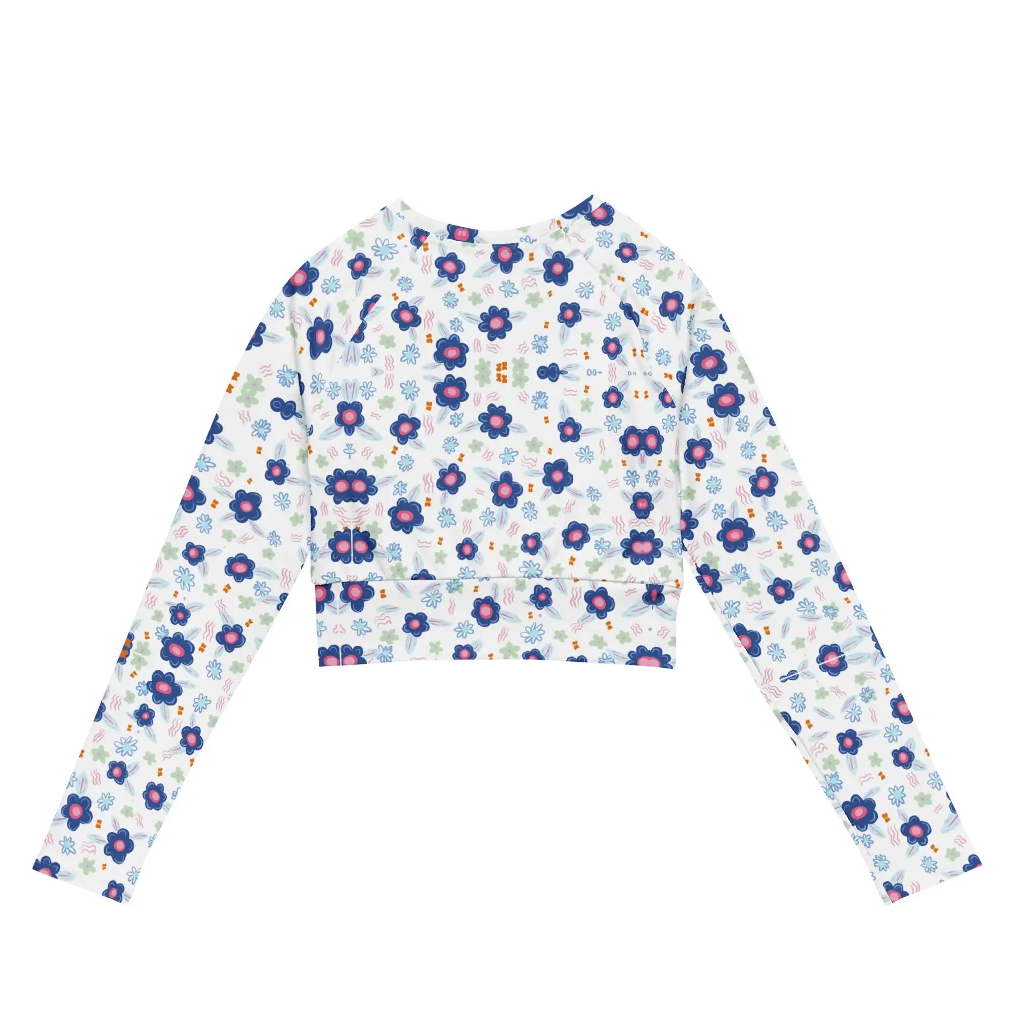 Blue Drops | Eco-Friendly | Crop Top | TeeandTurtle | Sustainable