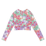 Waves Of Flowers | Eco-Friendly | Crop Top | TeeandTurtle | Sustainable