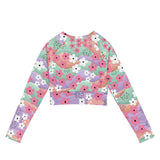Waves Of Flowers | Eco-Friendly | Crop Top | TeeandTurtle | Sustainable