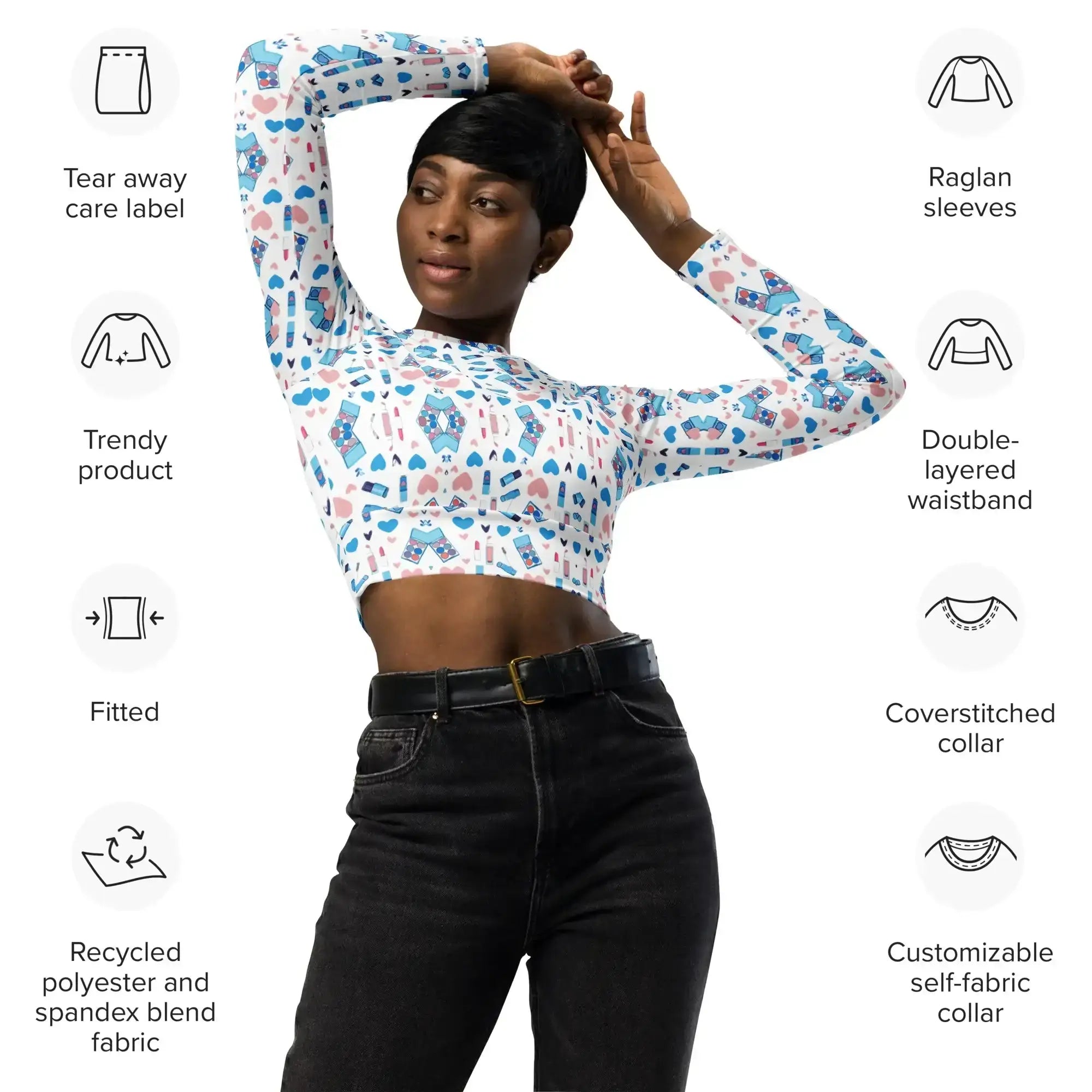 Glamour | Eco-Friendly | Crop Top | TeeandTurtle | Sustainable