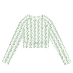Snake Light Green | Eco-Friendly | Crop Top | TeeandTurtle | Sustainable