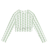 Snake Light Green | Eco-Friendly | Crop Top | TeeandTurtle | Sustainable