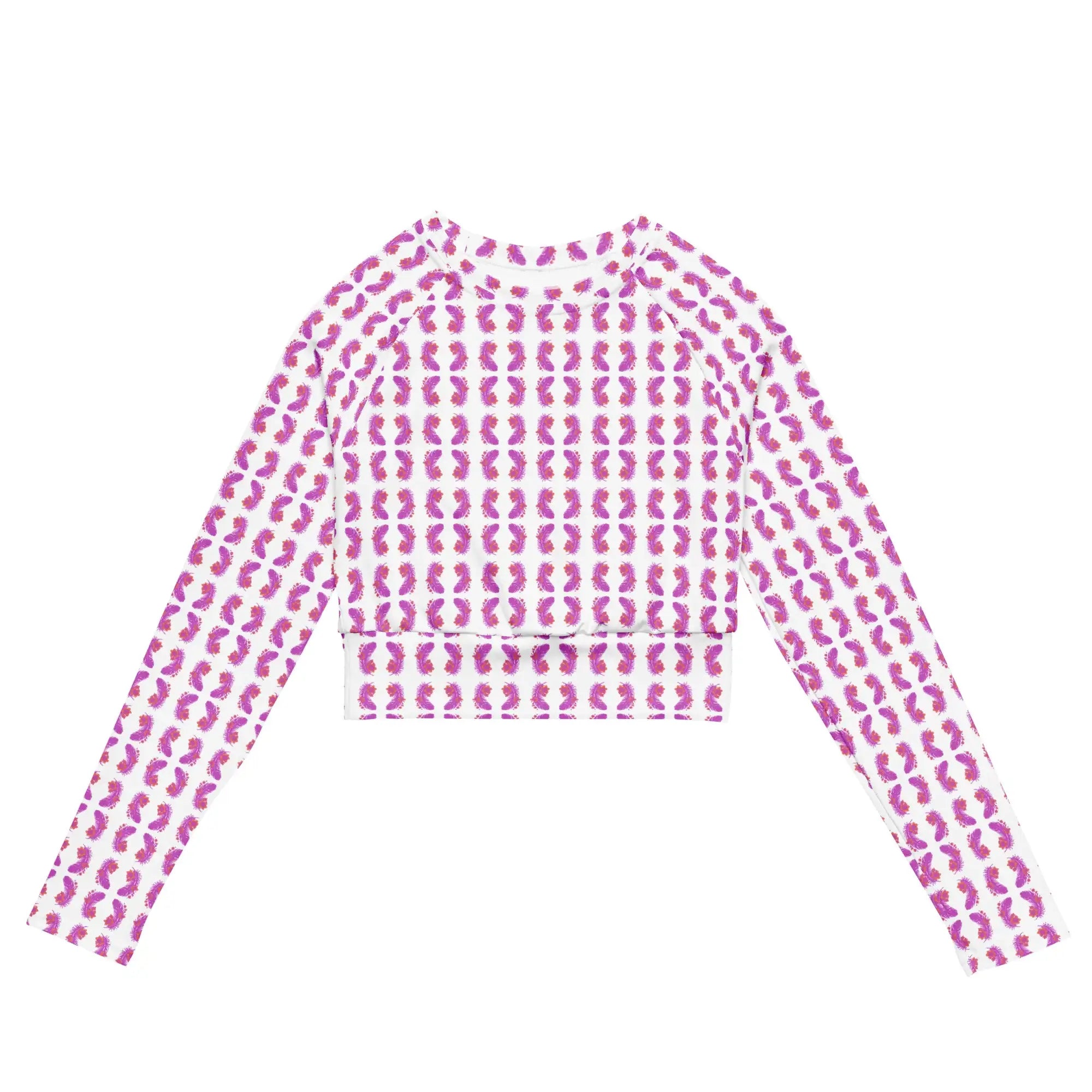 Pink Feather | Eco-Friendly | Crop Top | TeeandTurtle | Sustainable