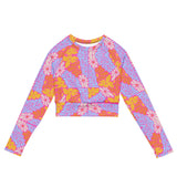 Bright Floral | Eco-Friendly | Crop Top | TeeandTurtle | Sustainable