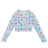 Flying Umbrella | Eco-Friendly | Crop Top | TeeandTurtle | Sustainable
