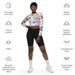 Marble Leaves | Eco-Friendly | Crop Top | TeeandTurtle | Sustainable