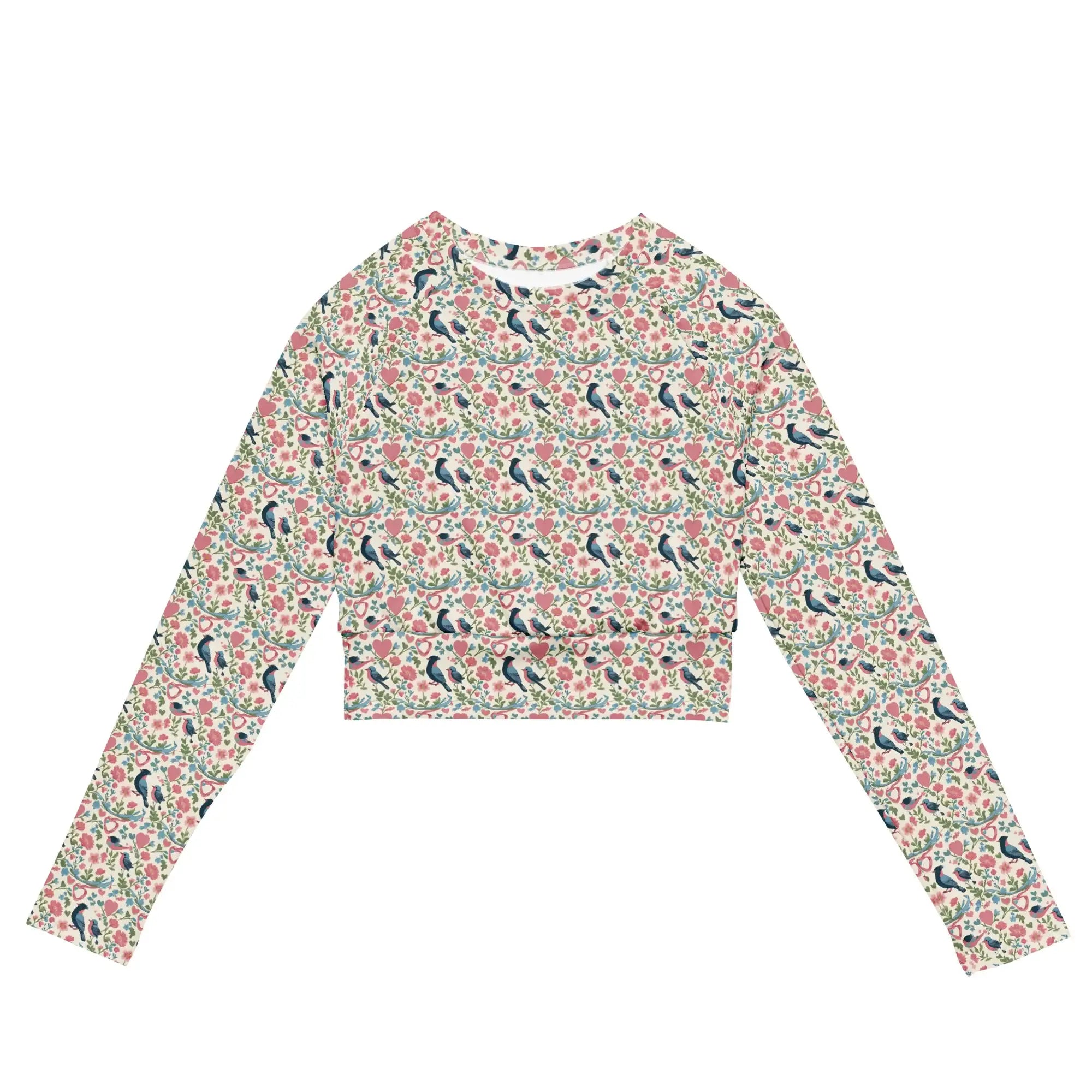 Birds Garden | Eco-Friendly | Crop Top | TeeandTurtle | Sustainable
