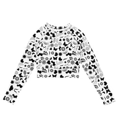 Black Garden | Eco-Friendly | Crop Top | TeeandTurtle | Sustainable