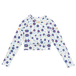 Blue Drops | Eco-Friendly | Crop Top | TeeandTurtle | Sustainable