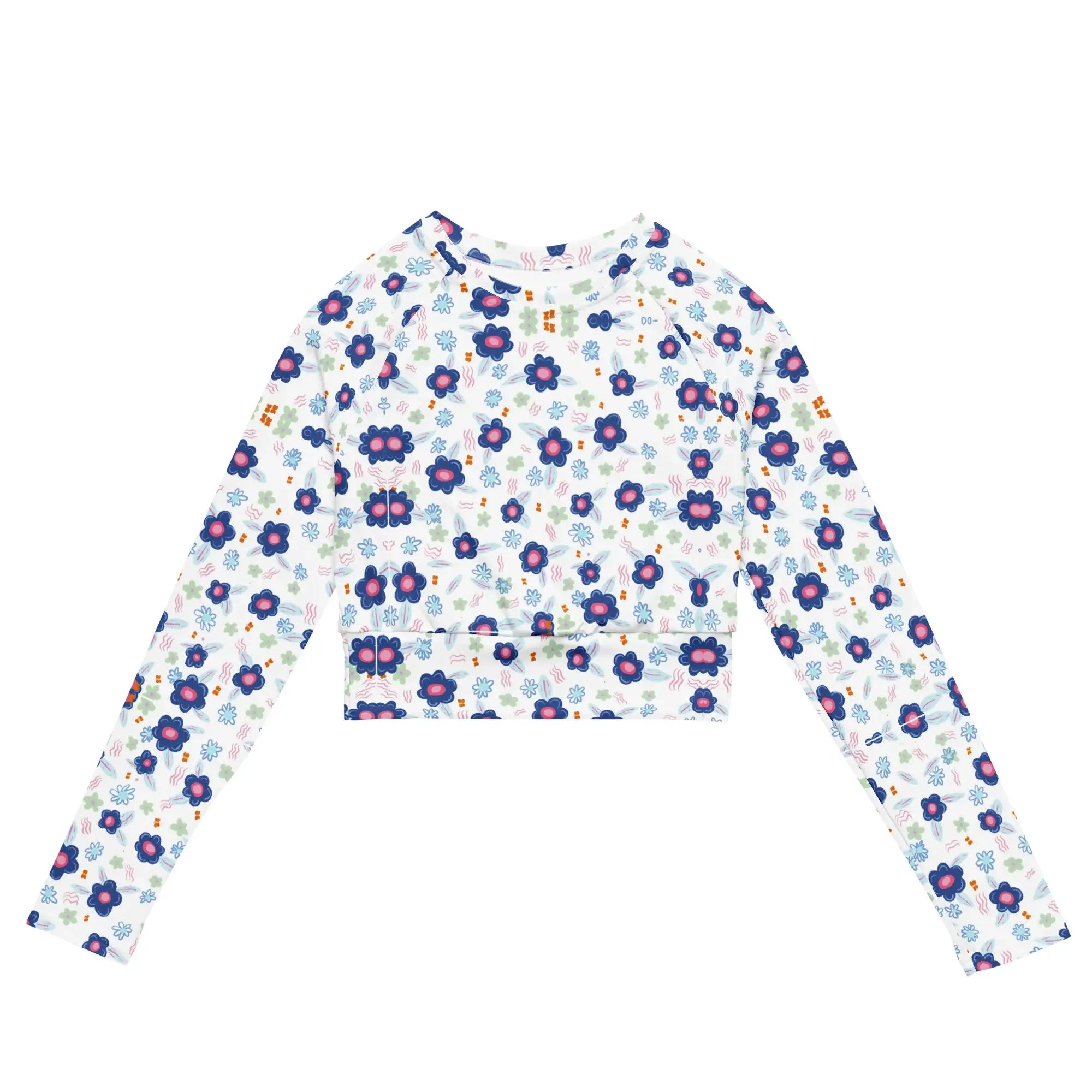 Blue Drops | Eco-Friendly | Crop Top | TeeandTurtle | Sustainable