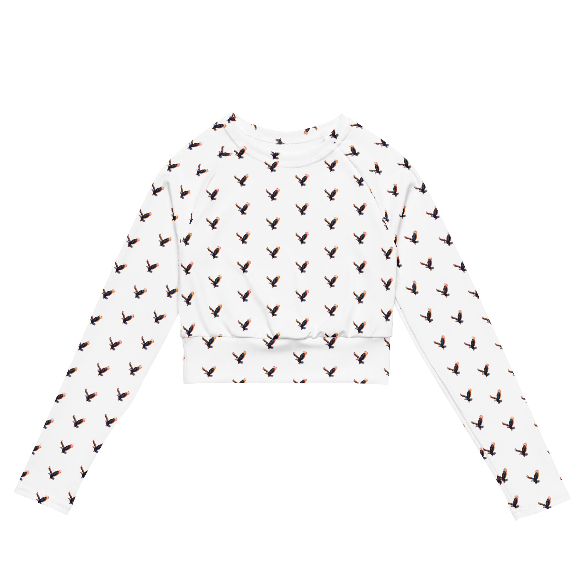 Rainbow Falcon | Eco-Friendly | Crop Top | TeeandTurtle | Sustainable