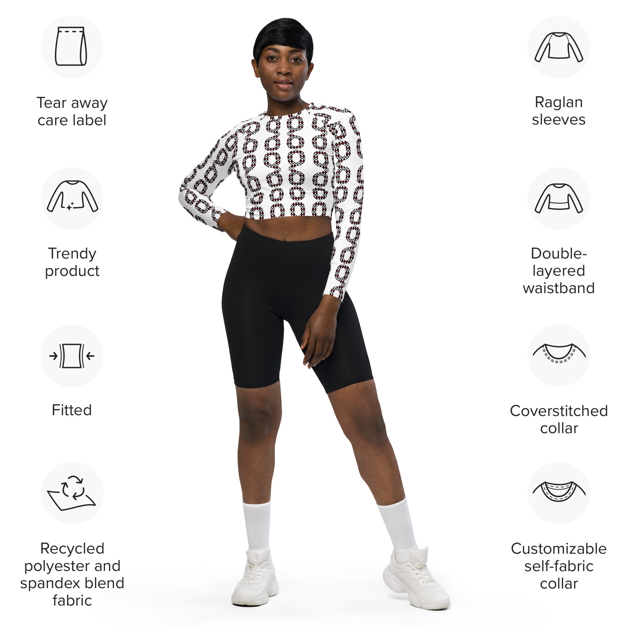 Q | Eco-Friendly | Crop Top | TeeandTurtle | Sustainable