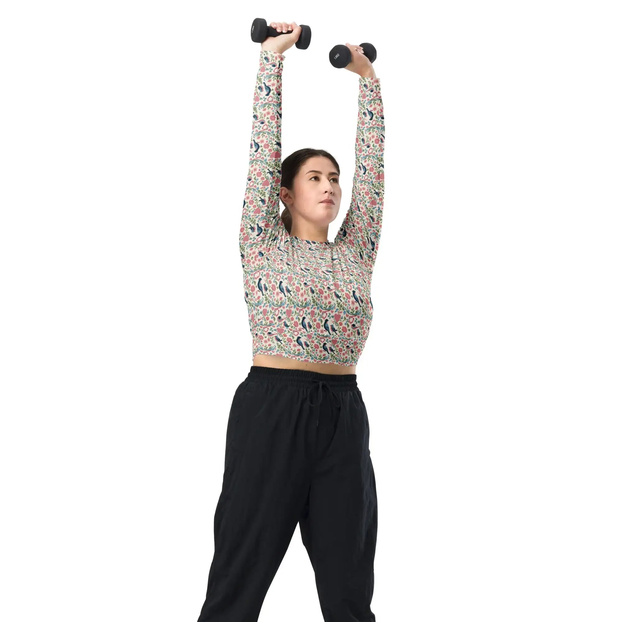 Birds Garden | Eco-Friendly | Crop Top | TeeandTurtle | Sustainable