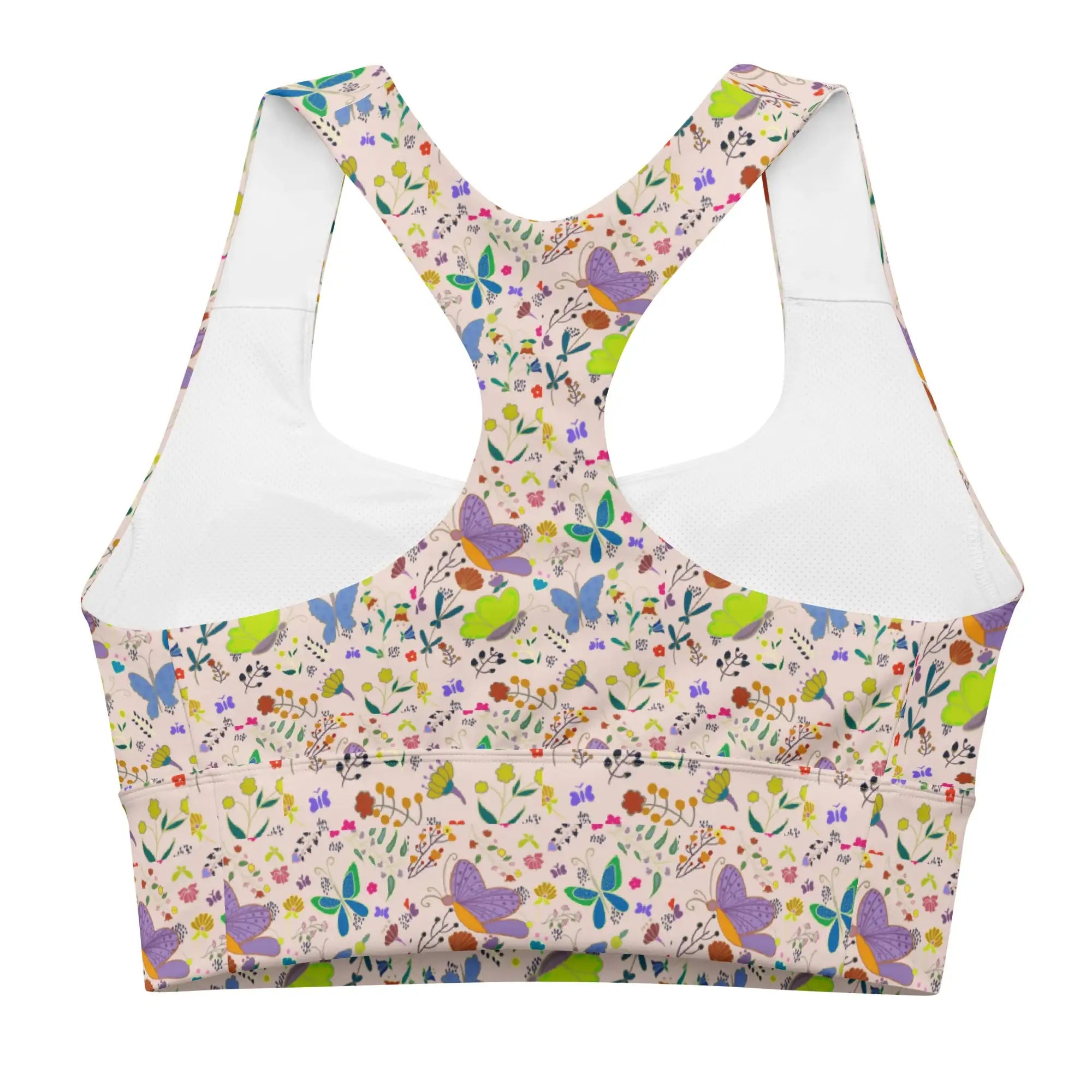 Butterflies | Eco-Friendly | Sports Bra | TeeandTurtle | Sustainable