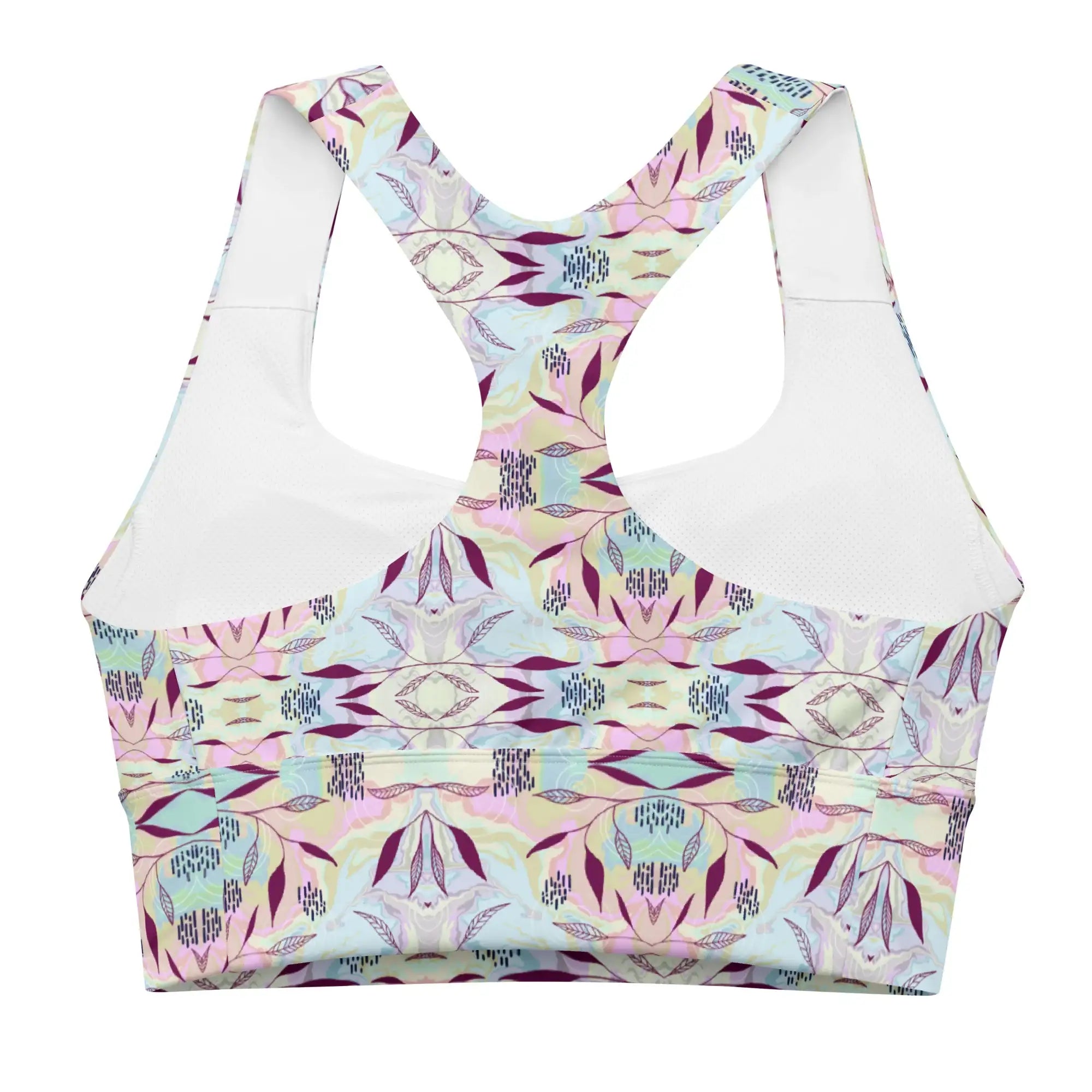Marble Leaves | Eco-friendly | Sports Bra | TeeandTurtle | Sustainable