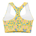 Glamour In Yellow | Eco-Friendly | Sports Bra | TeeandTurtle | Sustainable