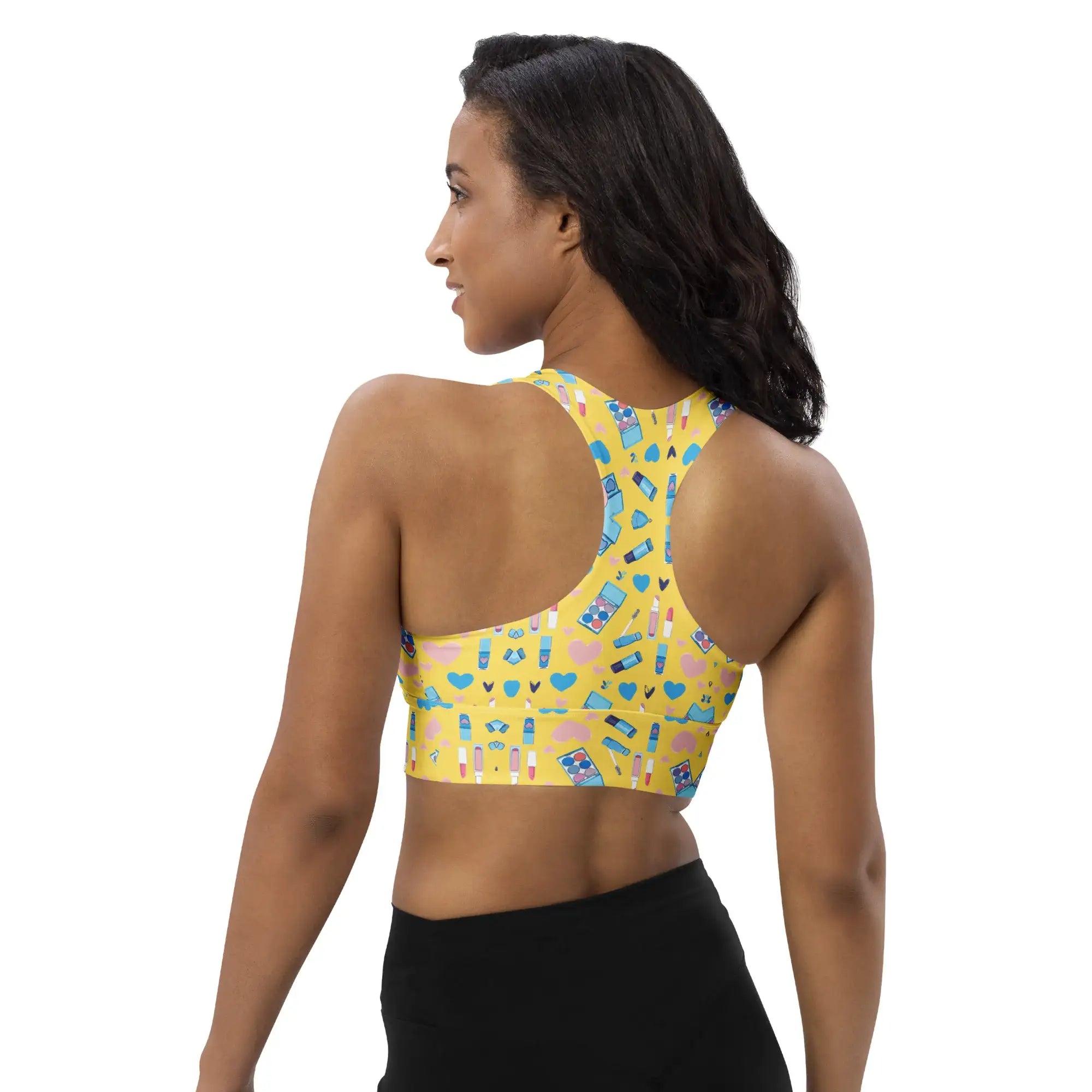 Glamour In Yellow | Eco-Friendly | Sports Bra | TeeandTurtle | Sustainable