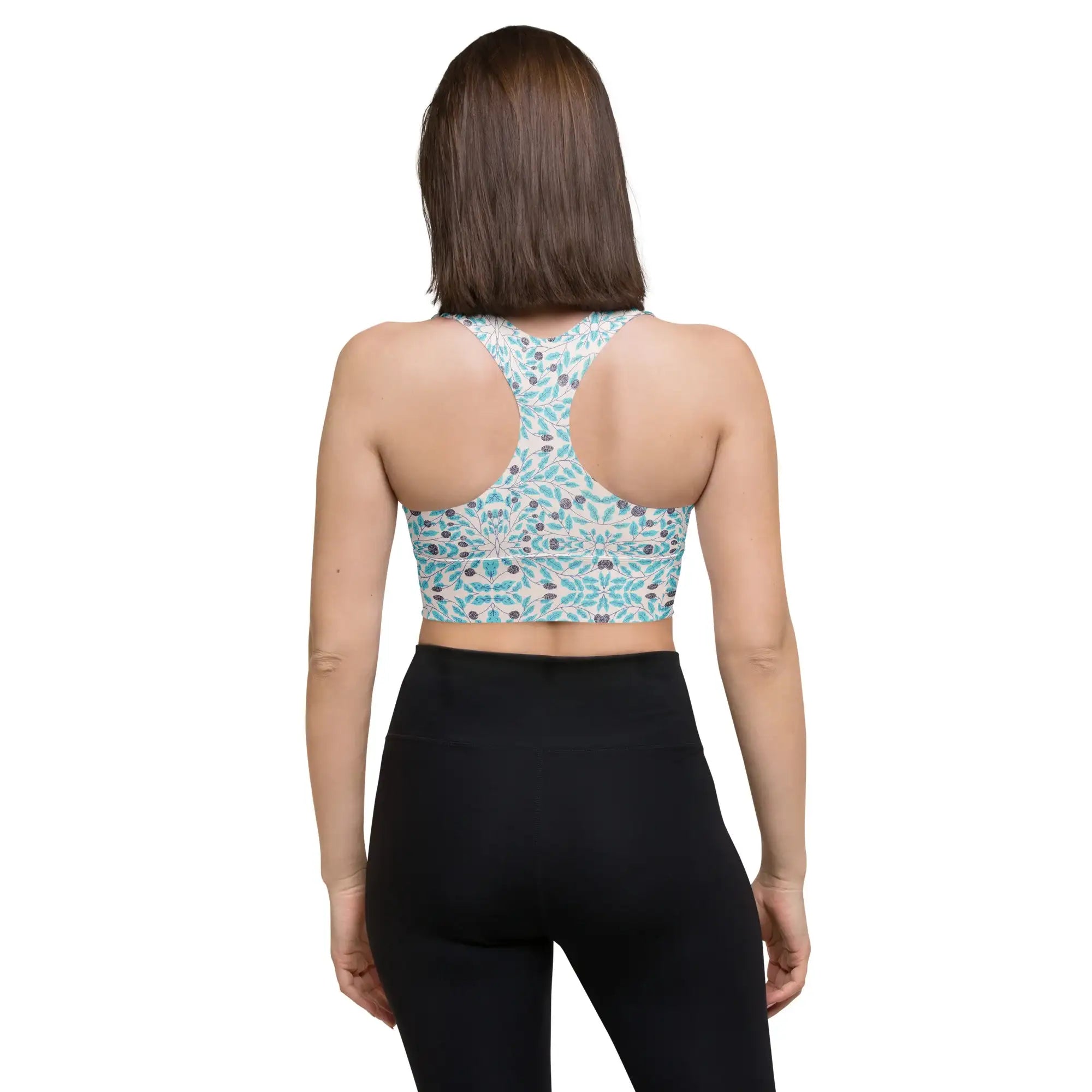 Winter Leaves | Eco-Friendly | Sports Bra | TeeandTurtle | Sustainable