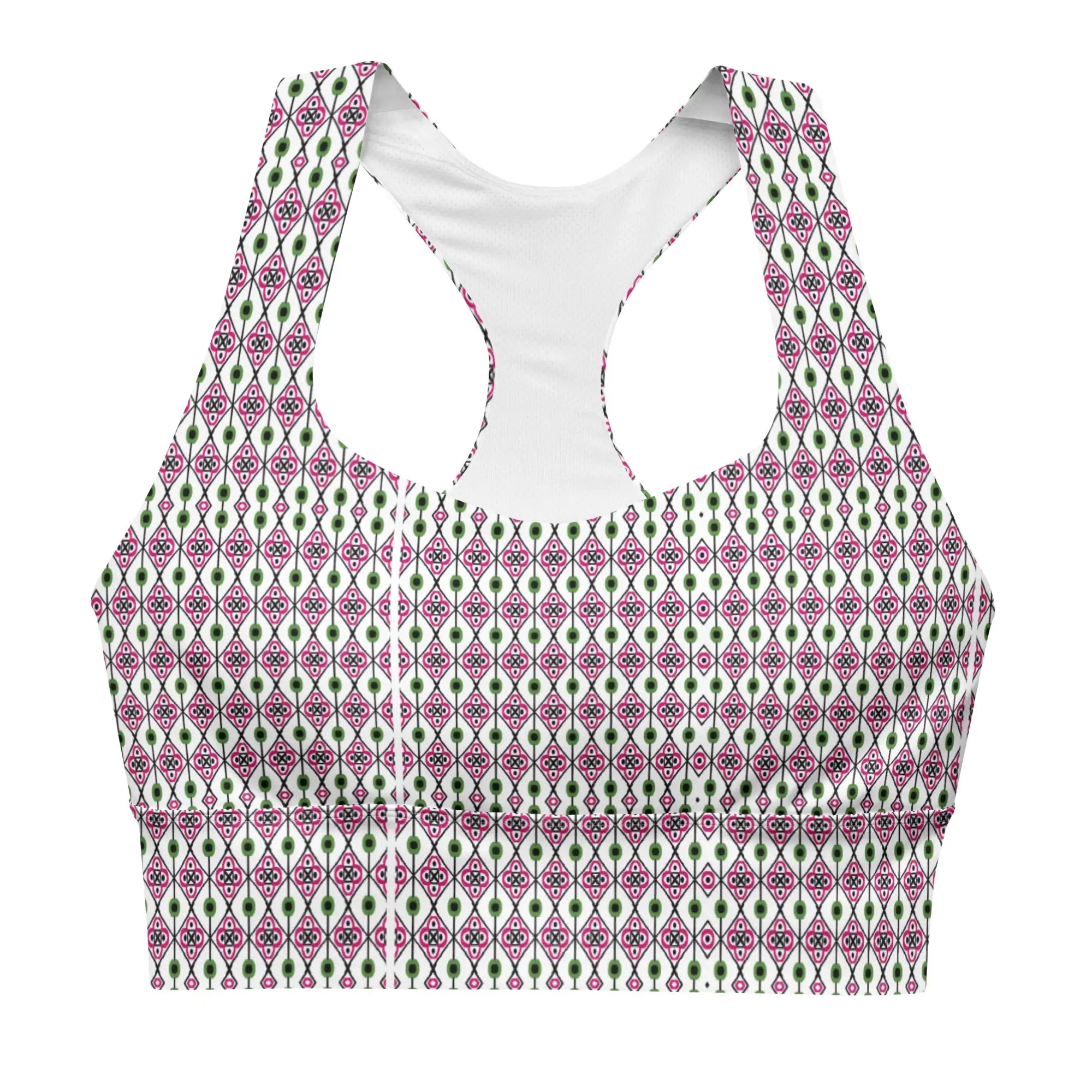 Green Diamonds | Eco-Friendly | Sports Bra | TeeandTurtle | Sustainable