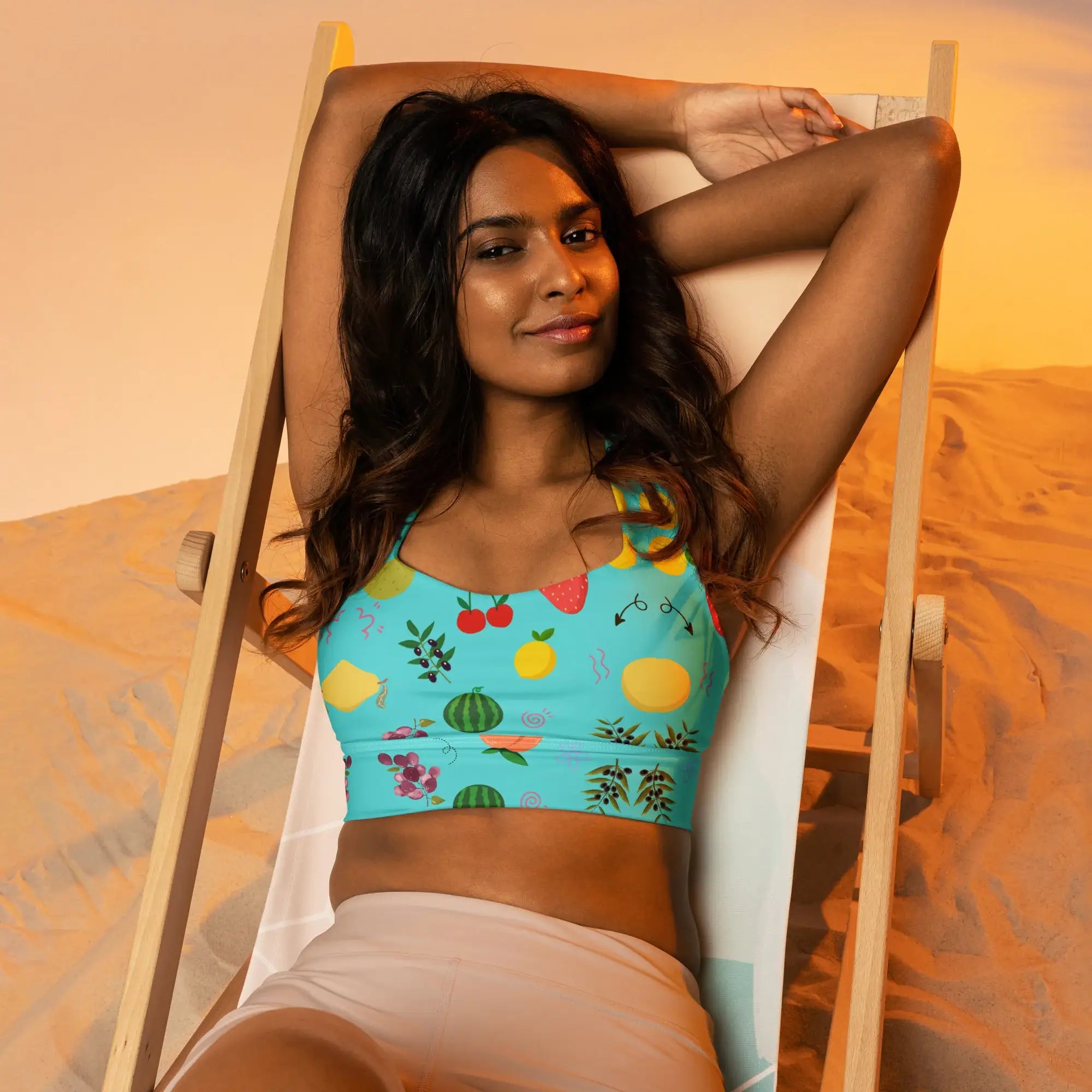 Summer Symphony 2 | Eco-Friendly | Sports Bra | TeeandTurtle | Sustainable