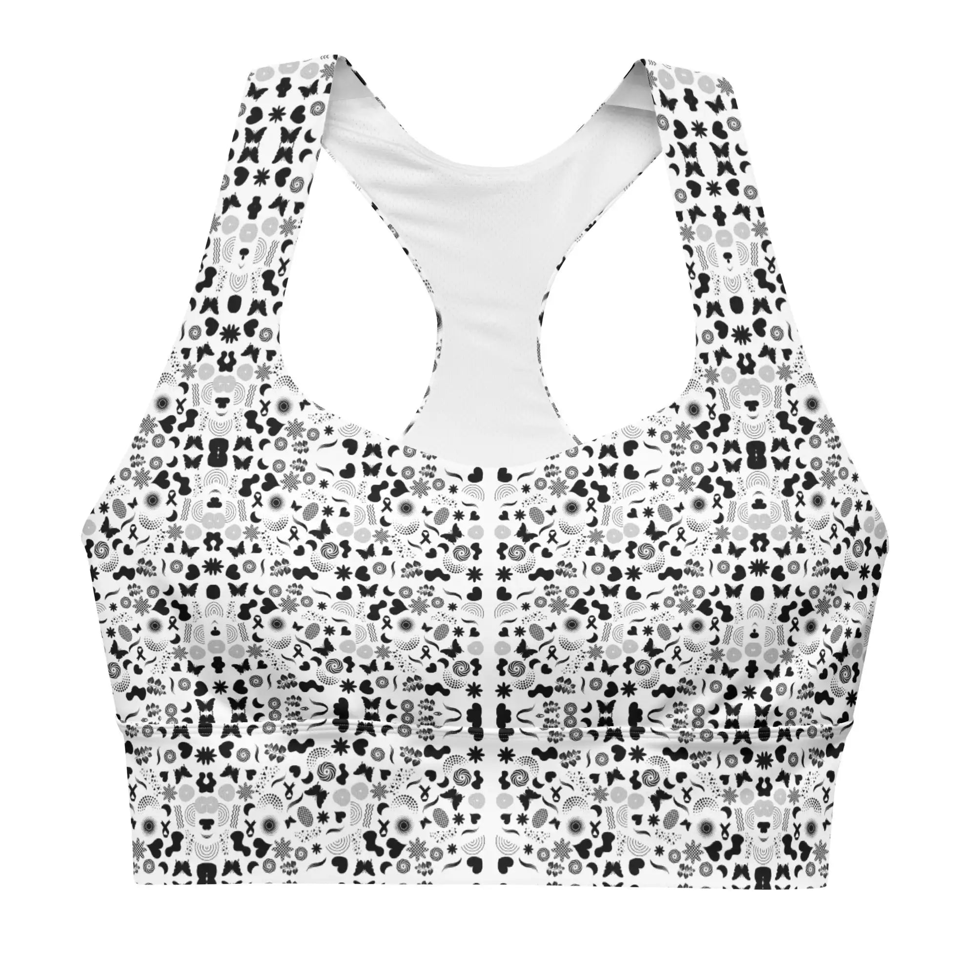 Black Garden | Eco-Friendly | Sports Bra | TeeandTurtle | Sustainable