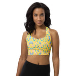 Glamour In Yellow | Eco-Friendly | Sports Bra | TeeandTurtle | Sustainable