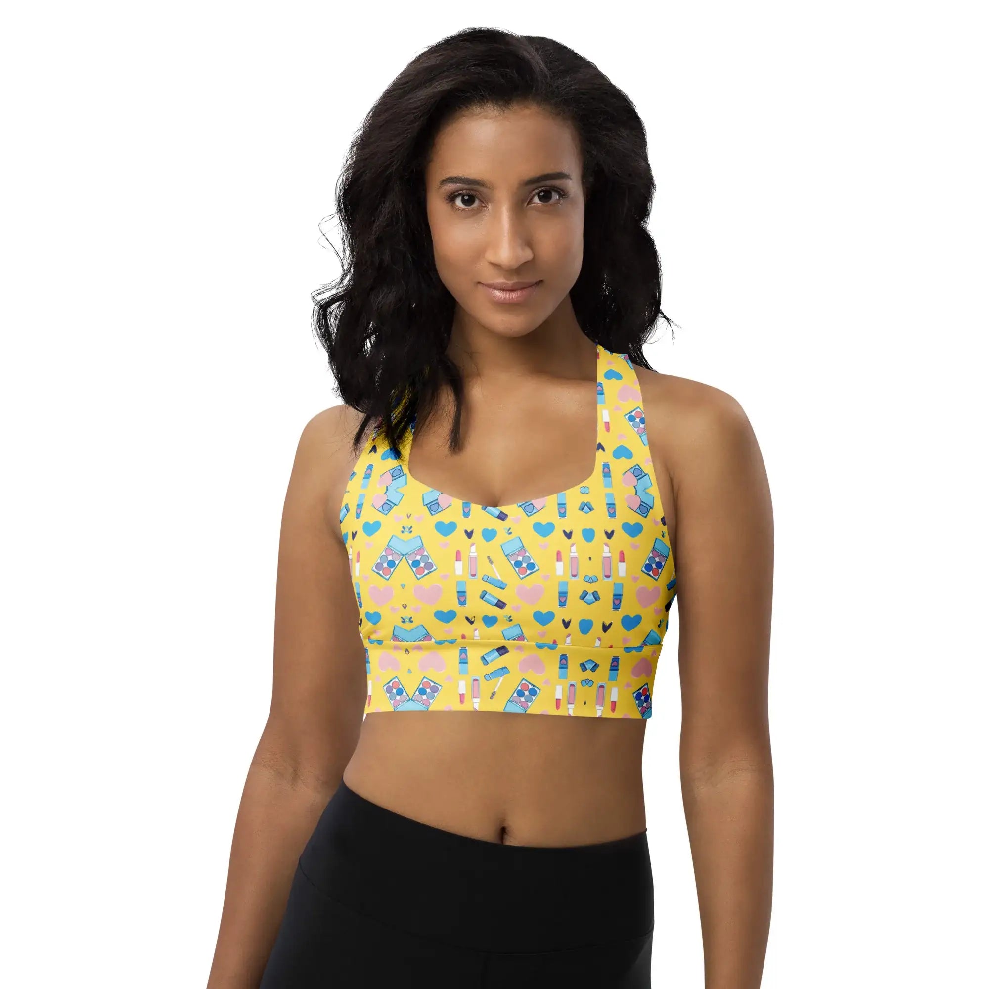 Glamour In Yellow | Eco-Friendly | Sports Bra | TeeandTurtle | Sustainable