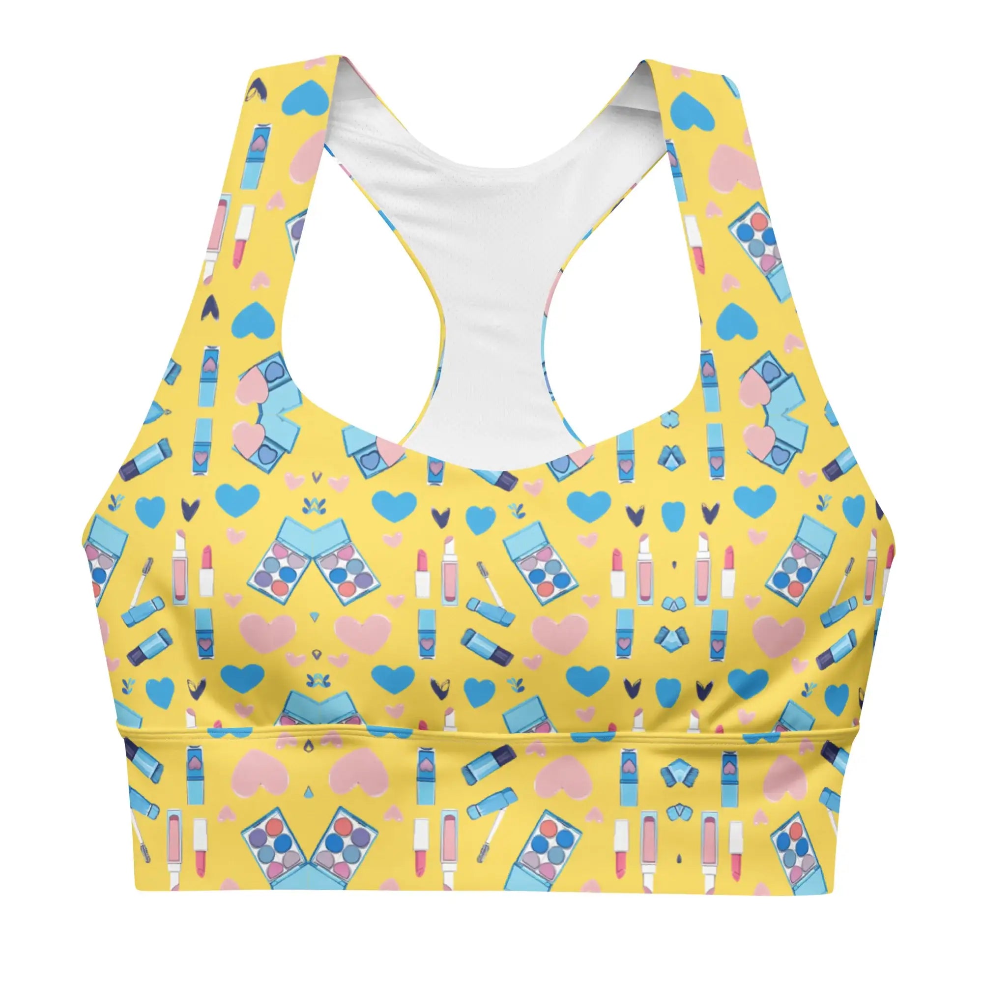 Glamour In Yellow | Eco-Friendly | Sports Bra | TeeandTurtle | Sustainable