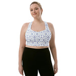 Blue Drops | Eco-Friendly | Sports Bra | TeeandTurtle | Sustainable