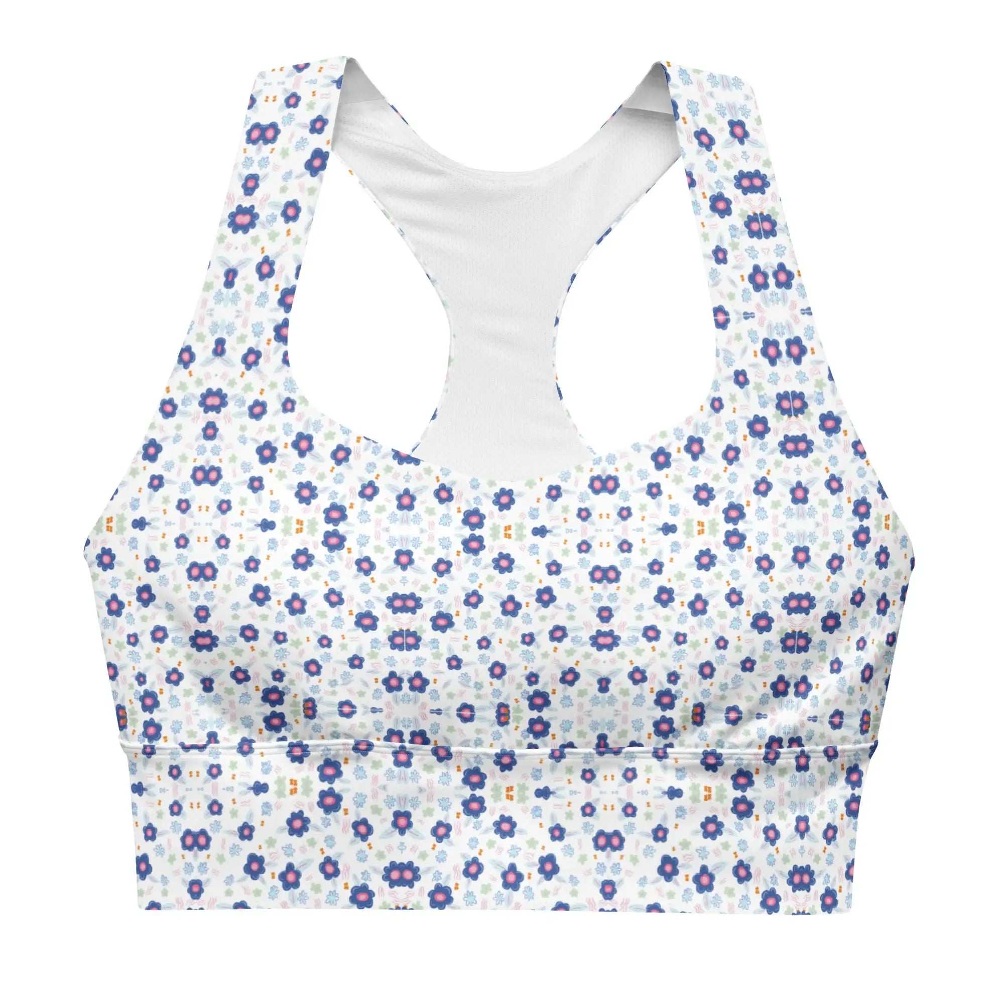 Blue Drops | Eco-Friendly | Sports Bra | TeeandTurtle | Sustainable
