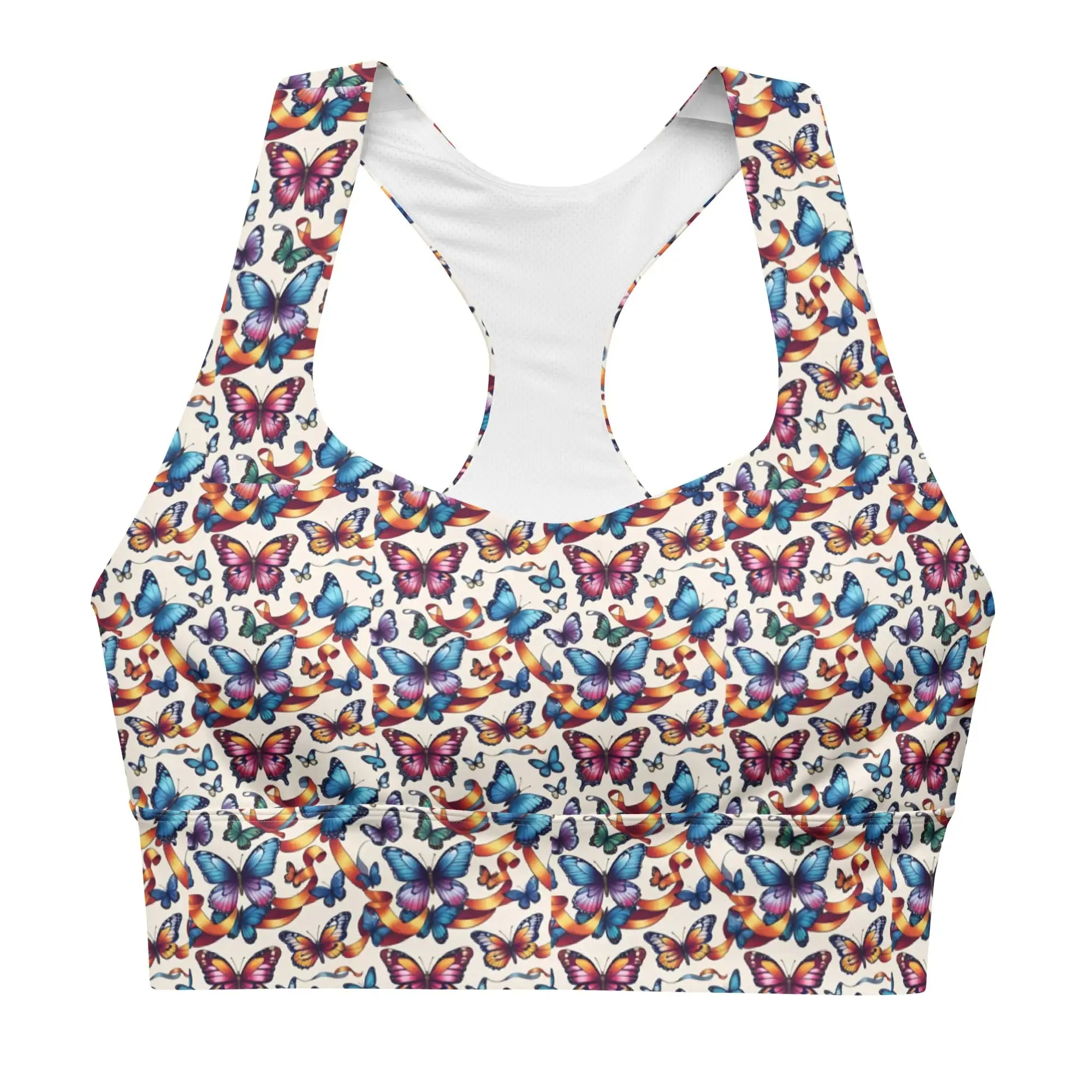 Butterfly Party | Eco-Friendly | Sports Bra | TeeandTurtle | Sustainable
