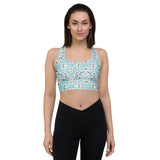 Winter Leaves | Eco-Friendly | Sports Bra | TeeandTurtle | Sustainable