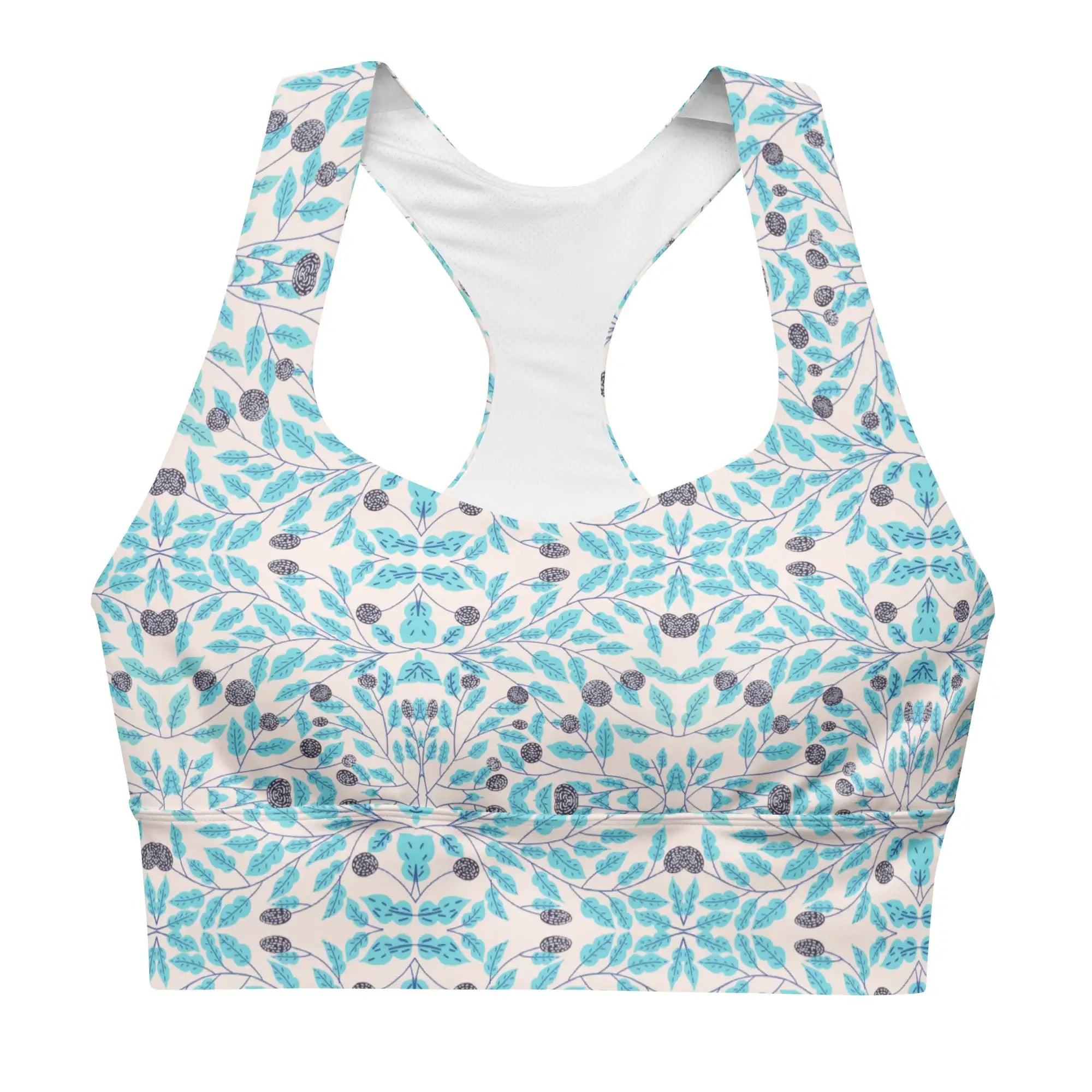 Winter Leaves | Eco-Friendly | Sports Bra | TeeandTurtle | Sustainable