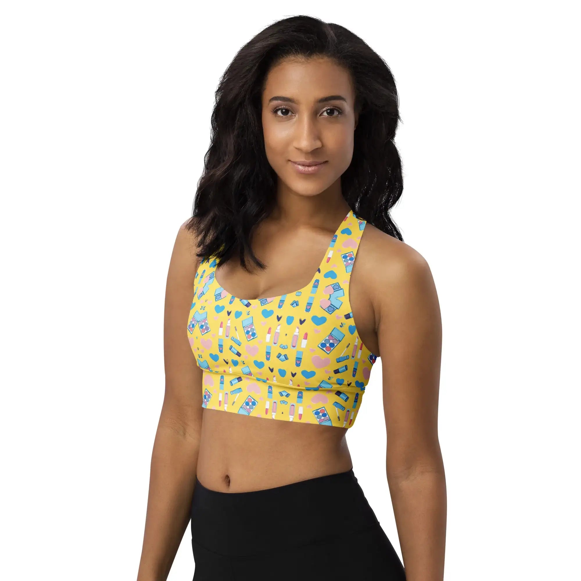 Glamour In Yellow | Eco-Friendly | Sports Bra | TeeandTurtle | Sustainable