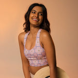 Mandala Heart | Eco-Friendly | Sports Bra | TeeandTurtle | Sustainable
