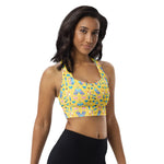 Glamour In Yellow | Eco-Friendly | Sports Bra | TeeandTurtle | Sustainable