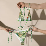 Boho Floral | Eco-Friendly | String Bikini | TeeandTurtle | Sustainable
