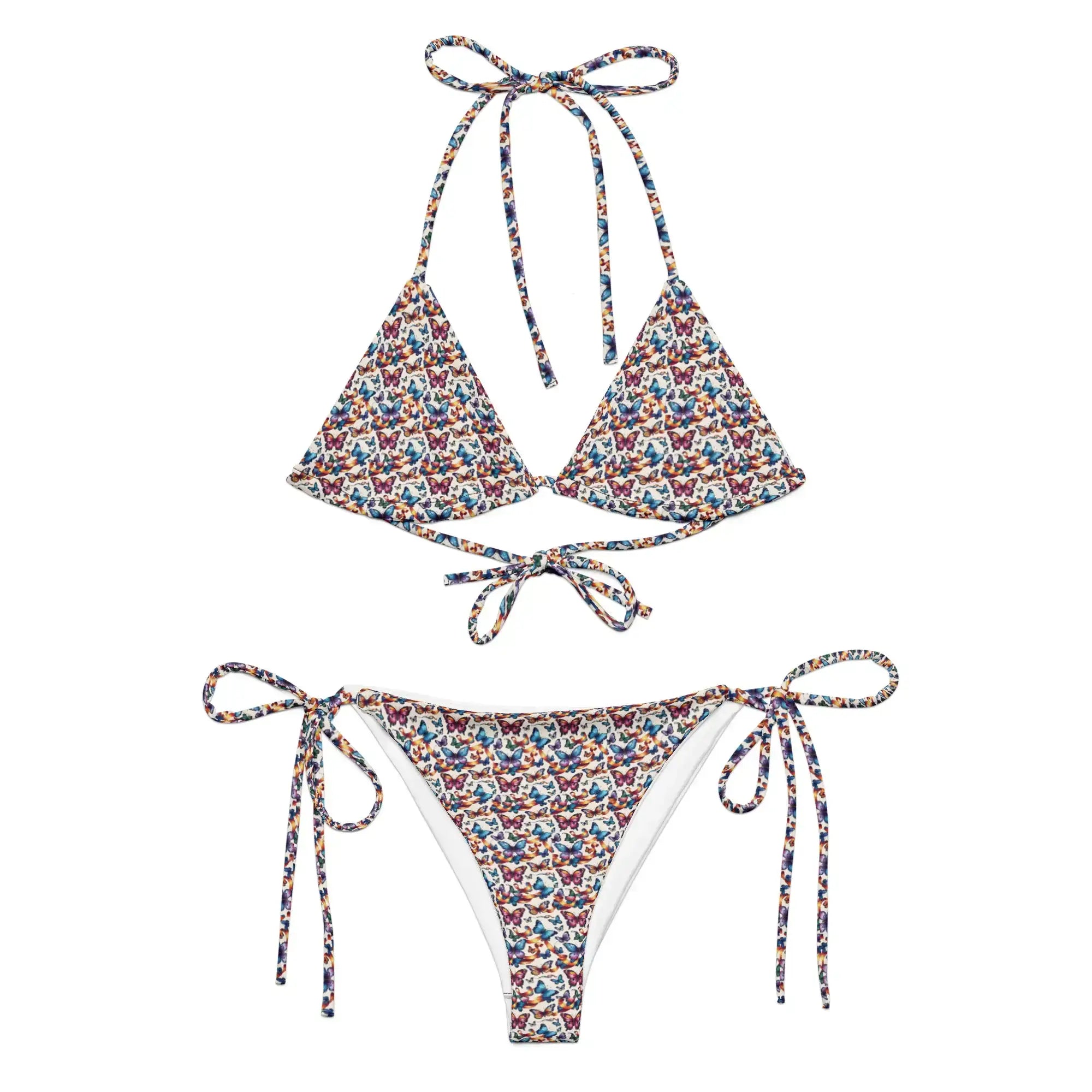 Butterfly Party | Eco-Friendly | String Bikini | TeeandTurtle | Sustainable