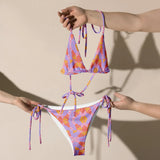 Bright Floral | Eco-Friendly | String Bikini | TeeandTurtle | Sustainable