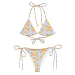 Florosent Bright Flowers | Eco-Friendly | String Bikini | TeeandTurtle | Sustainable