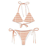 Orange Batik | Eco-Friendly | String Bikini | TeeandTurtle | Sustainable