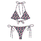 Geometrical | Eco-Friendly | String Bikini | TeeandTurtle | Sustainable