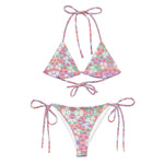 Waves of Flowers | Eco-Friendly | String Bikini | TeeandTurtle | Sustainable