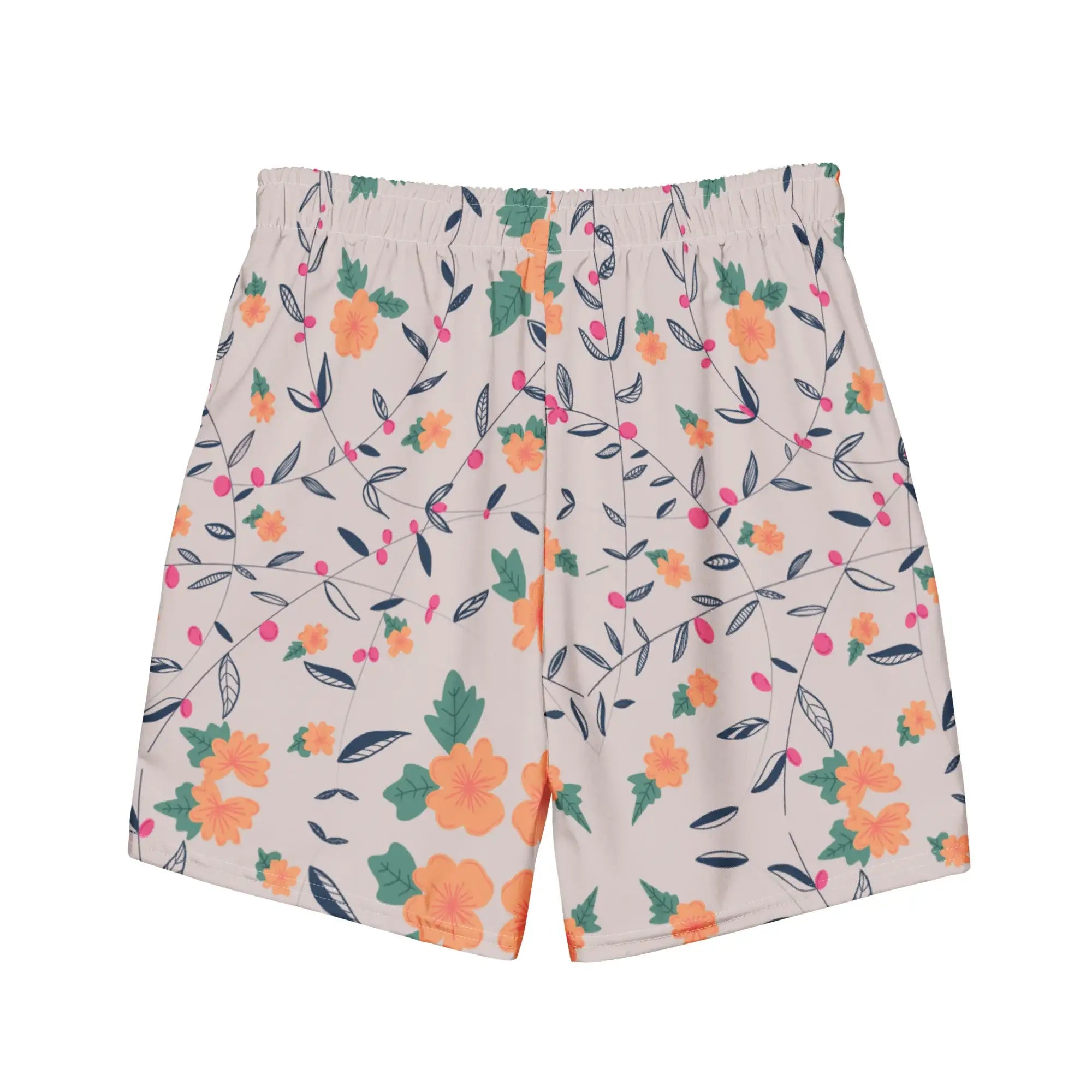 Floral Vines | Eco-Friendly | Swim Shorts | TeeandTurtle | Sustainable