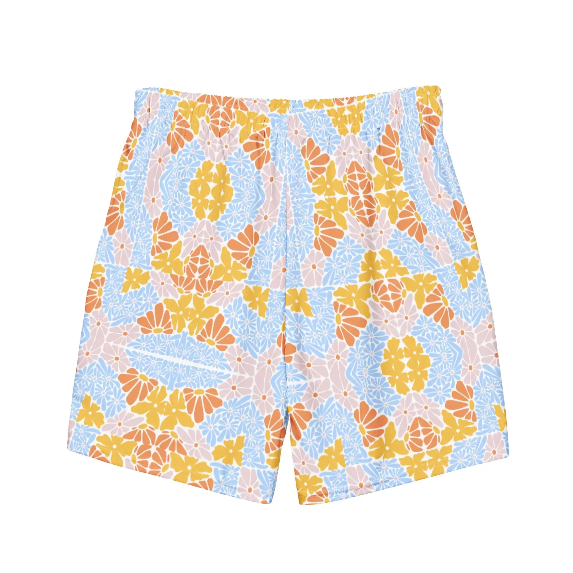 Florosent Bright Flowers | Eco-Friendly | Swim Shorts | TeeandTurtle | Sustainable