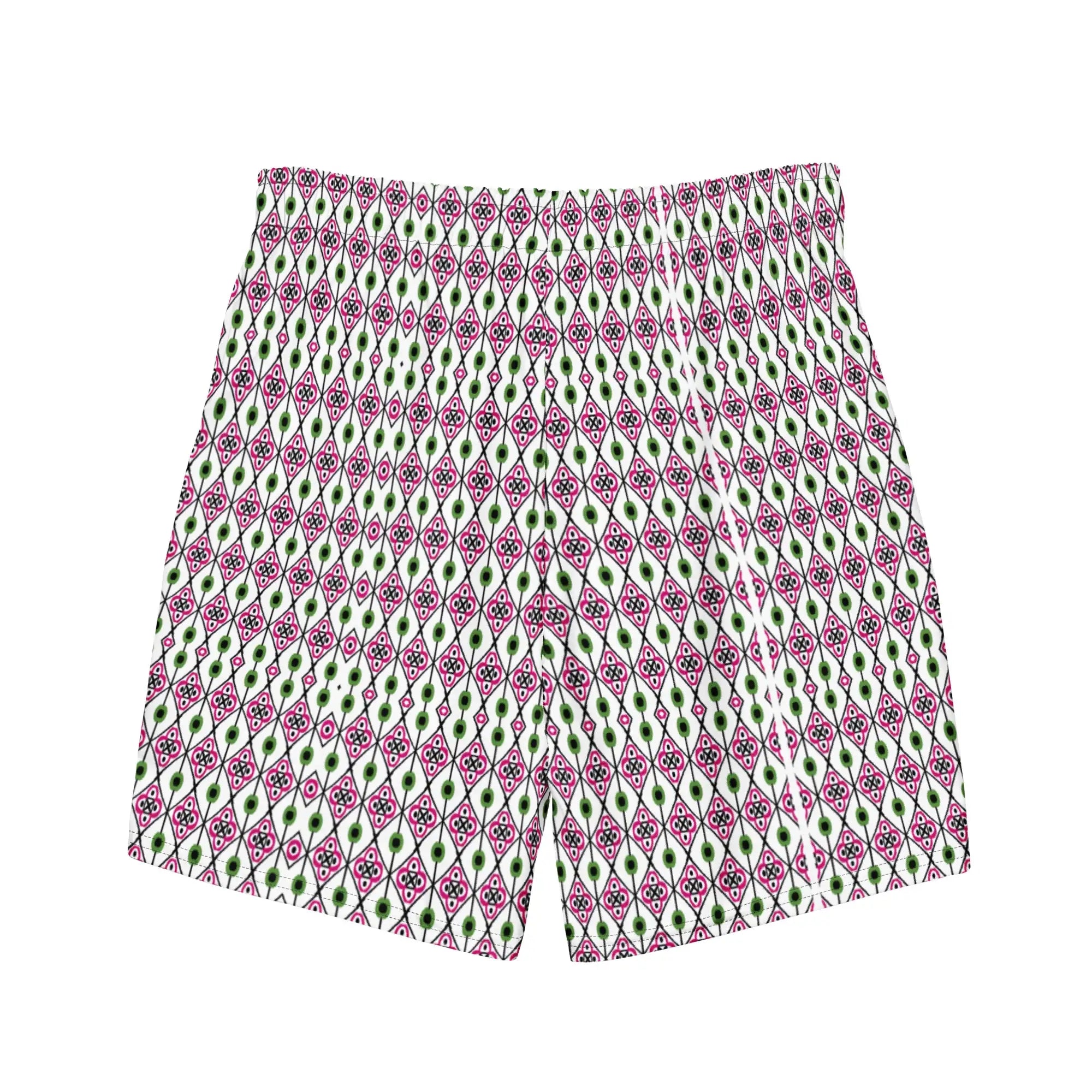 Green Diamonds | Eco-Friendly | Swim Shorts | TeeandTurtle | Sustainable