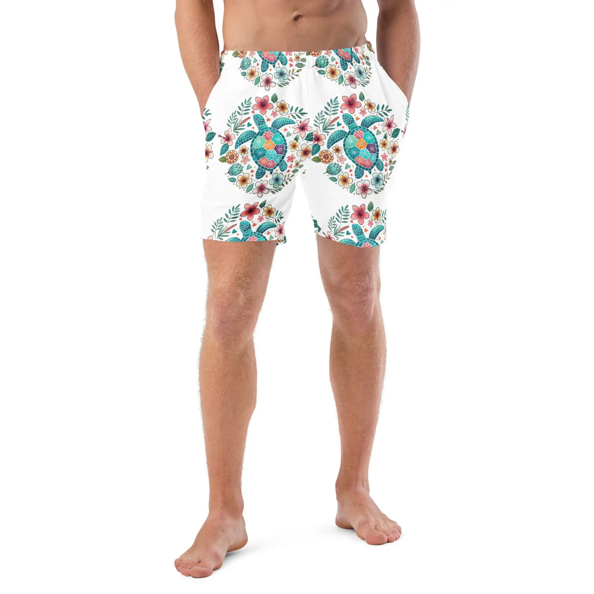 Sea Turtle | Eco-Friendly | Swim Shorts | TeeandTurtle | Sustainable